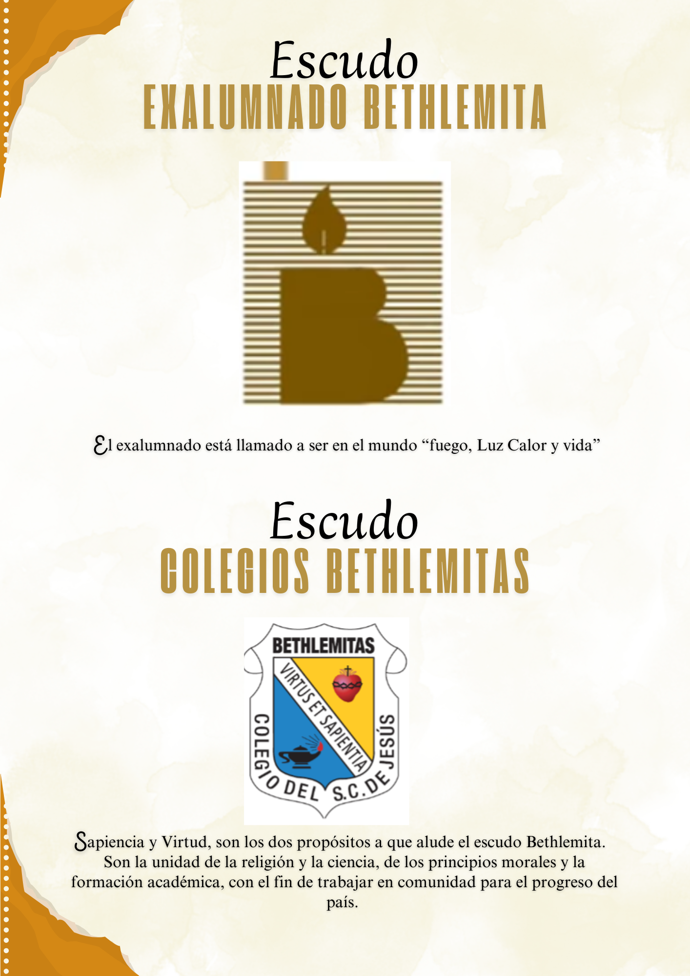 SÍMBOLOS PROPIOS DE LA COMUNIDAD BETHLEMITA (1)