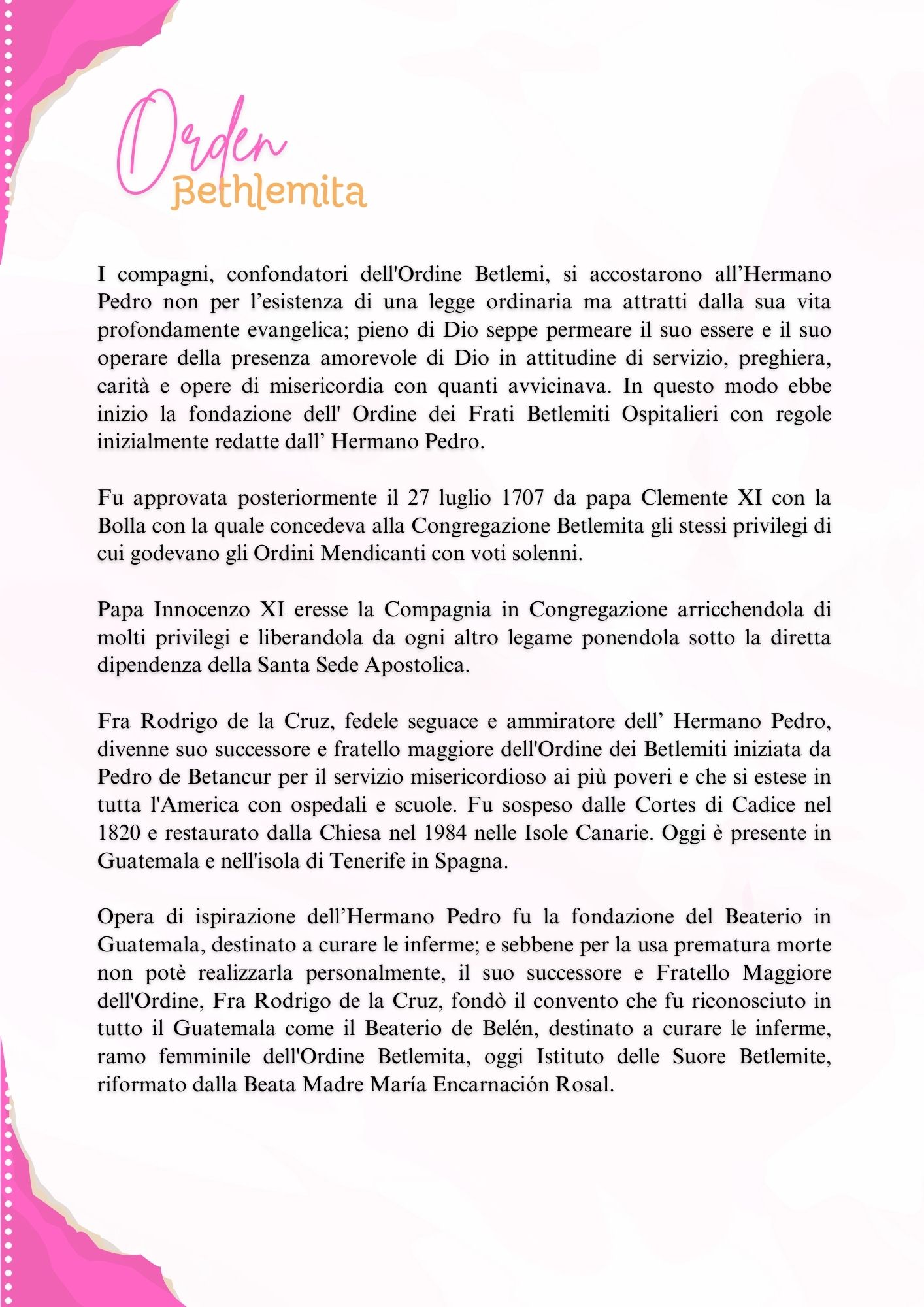 DIMENSIÓN BETHLEMITA