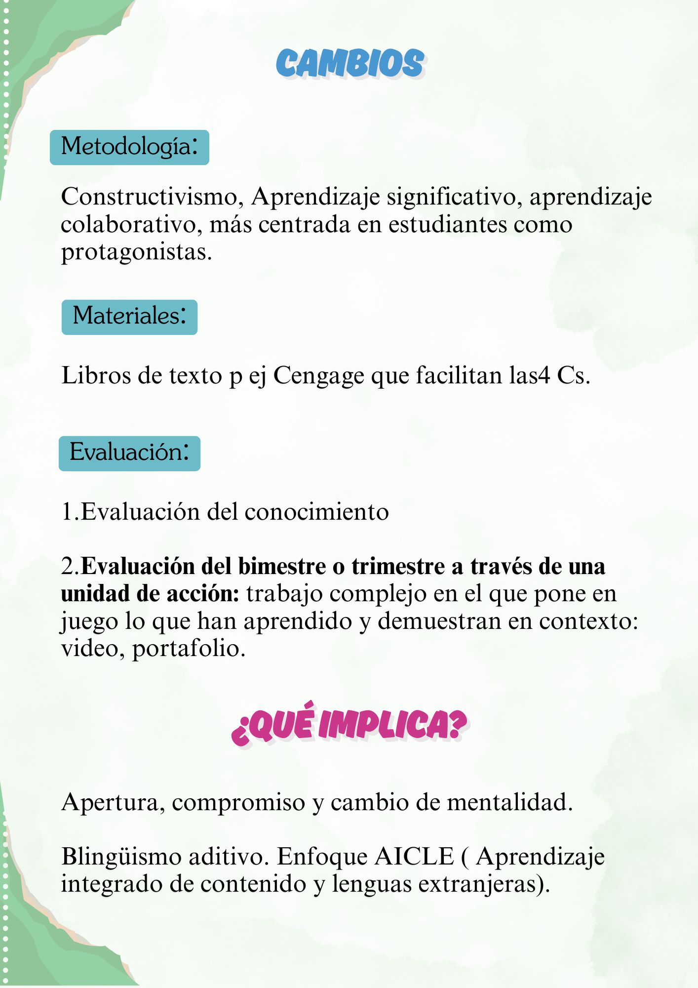 PROYECTO DE IDIOMAS