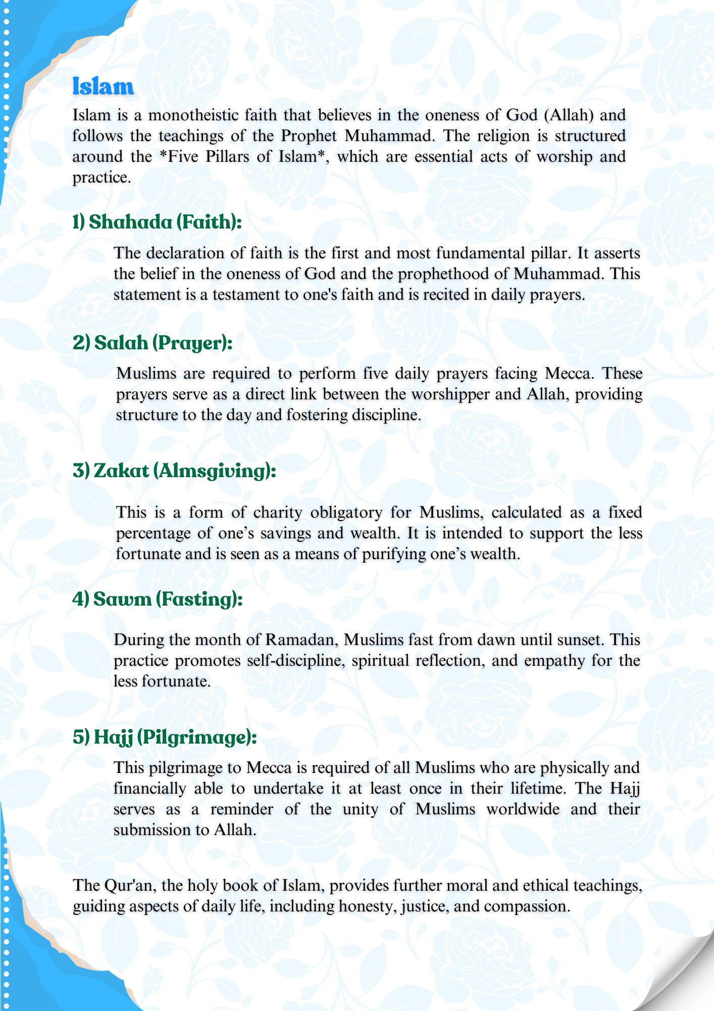 BEATITUDES - COMMON FACTORS IN THE THREE RELIGIONS THE COMMANDMENTS IN THE THREE RELIGIONS (2)