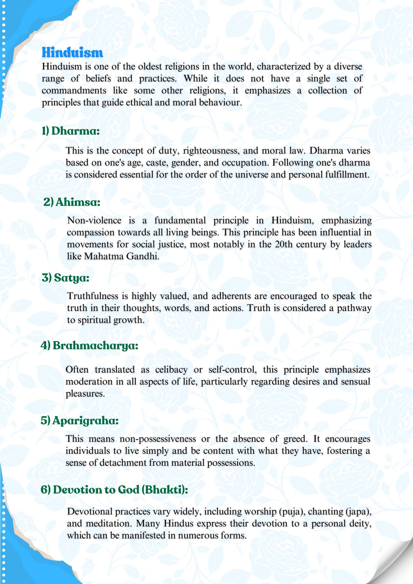 BEATITUDES - COMMON FACTORS IN THE THREE RELIGIONS THE COMMANDMENTS IN THE THREE RELIGIONS